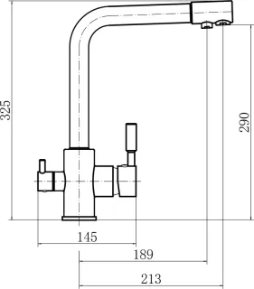 Смеситель для кухни Frap F4352-21 бронза